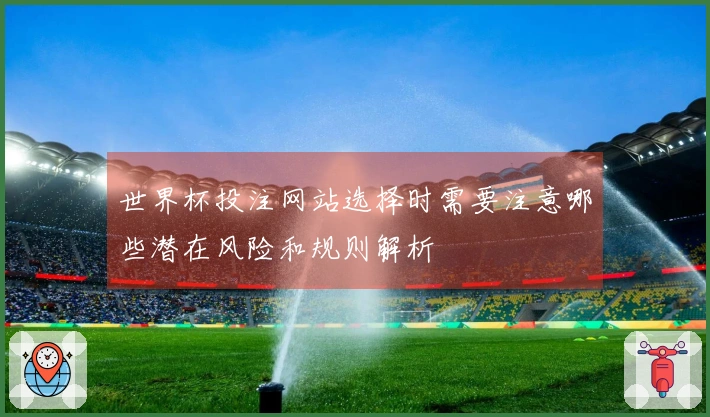 世界杯投注网站选择时需要注意哪些潜在风险和规则解析