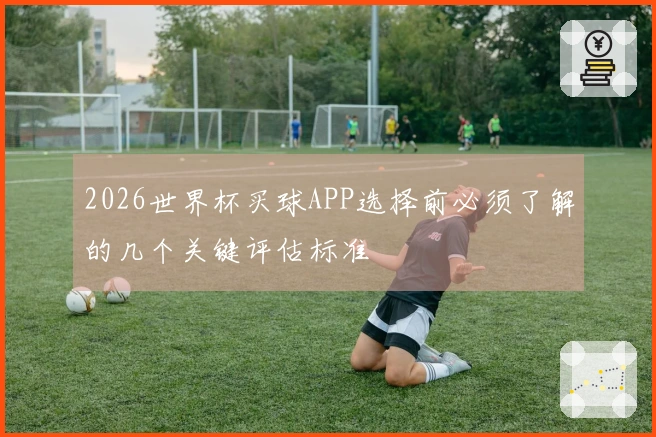 2026世界杯买球APP选择前必须了解的几个关键评估标准